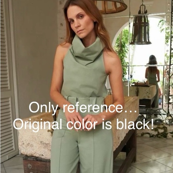 Black turtleneck blouse - Picture 6 of 6